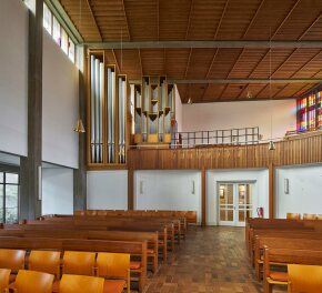 St. Johanniskirche Harburg: Blick zur Orgel
